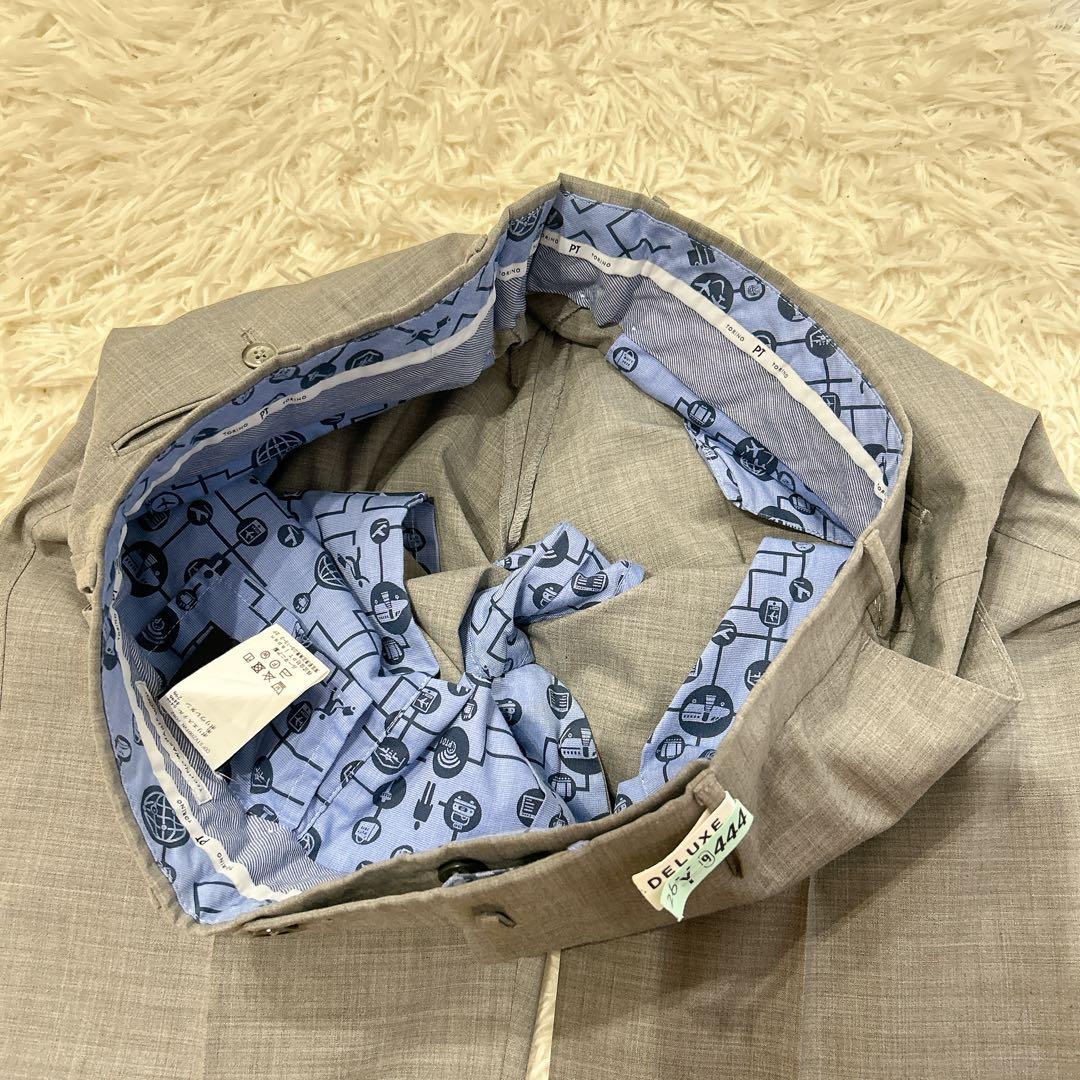 PT TORINO スラックス　EVO FIT 洗える　グレー　サイズ48