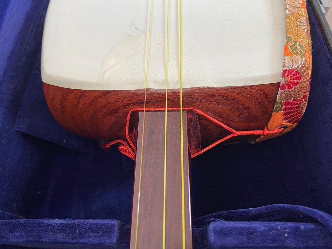 地歌用紅木棹 さ三味線 演奏会用 地唄