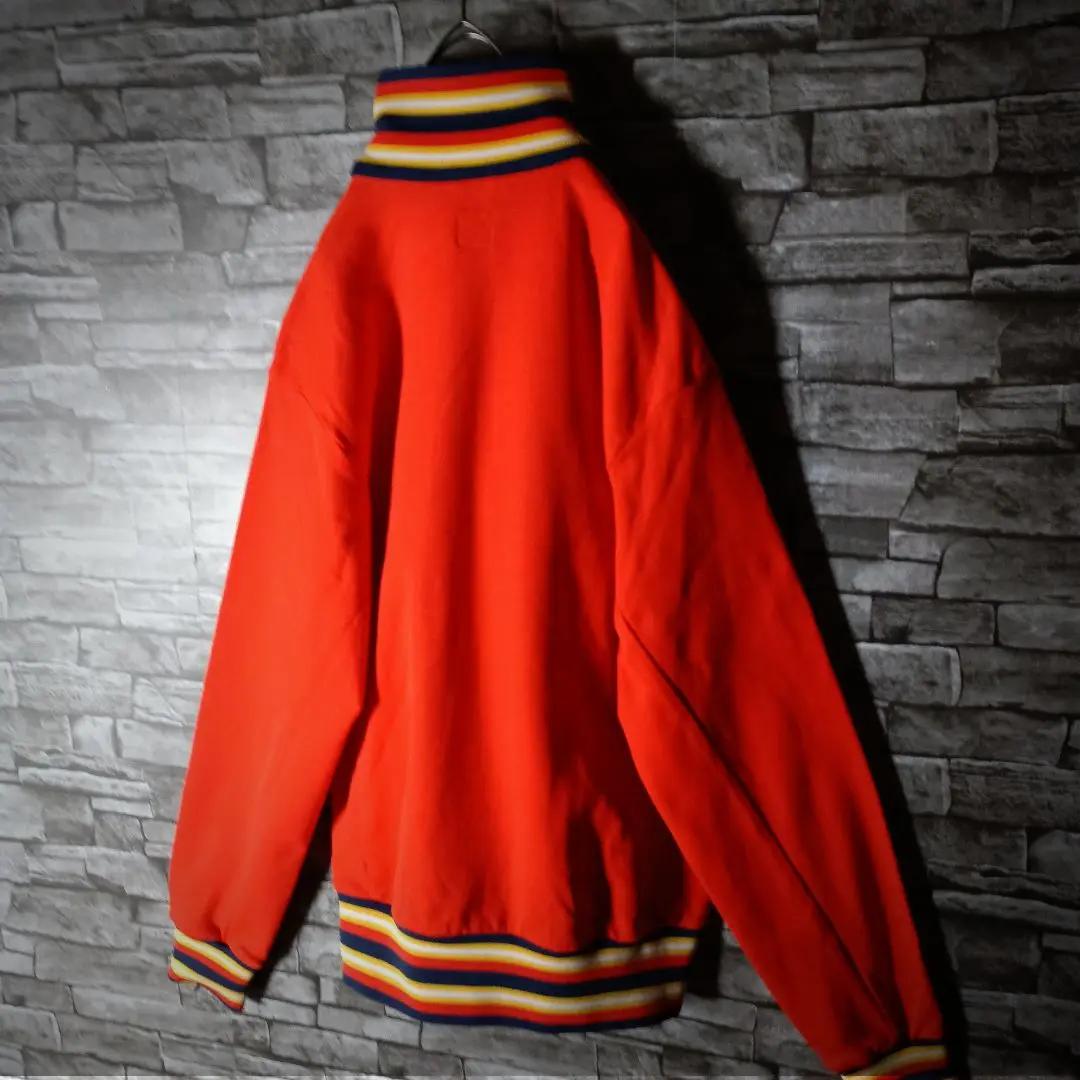 00ｓ☆アディダスジャージ ハイネック リブライン 刺繍ロゴ 万国旗タグ Y2K