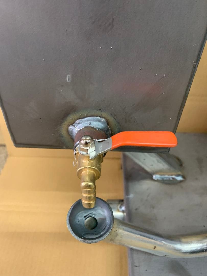 廃油ストーブ 煙突アダプタ付き80mm、100mm,106mm煙突使えます⓶