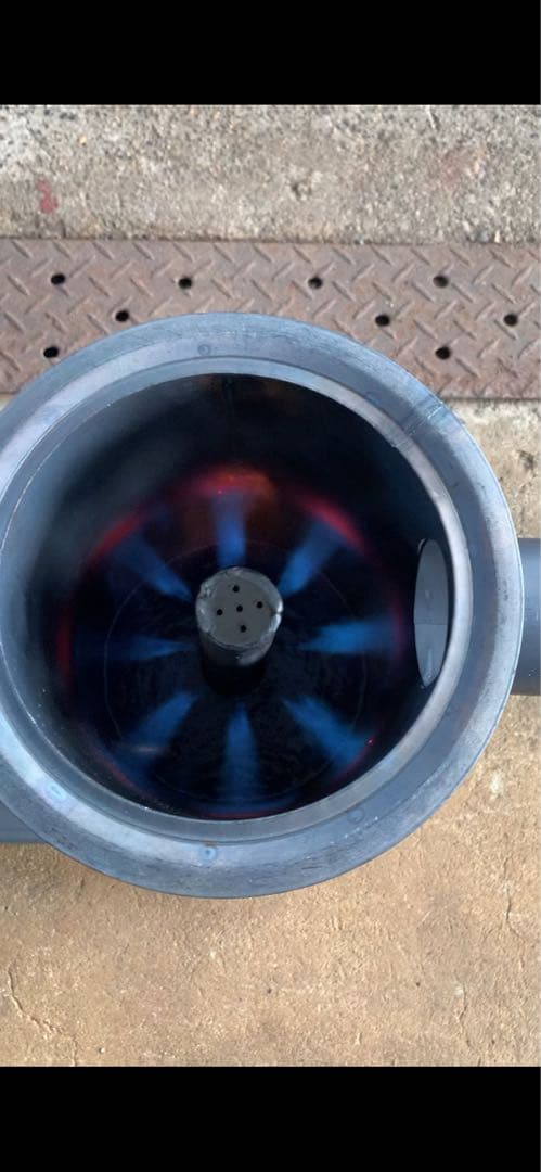 廃油ストーブ 煙突アダプタ付き80mm、100mm,106mm煙突使えます⓶