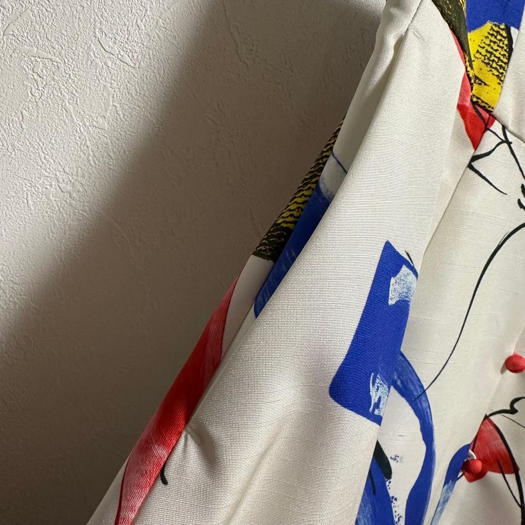 ピンキーアンドダイアン】 アートプリント フレアスカート ロング A