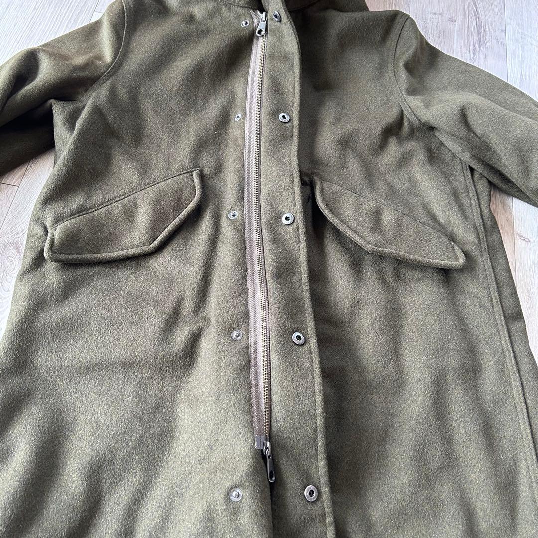 JOHNBULL ジョンブル カシミヤ混 モッズコート フィッシュテールパーカー