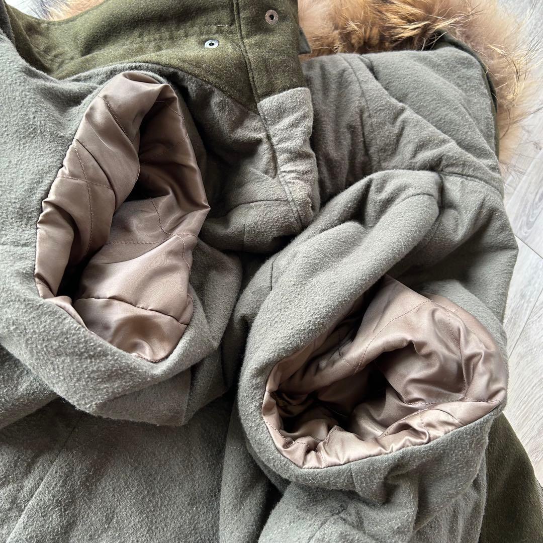 JOHNBULL ジョンブル カシミヤ混 モッズコート フィッシュテールパーカー