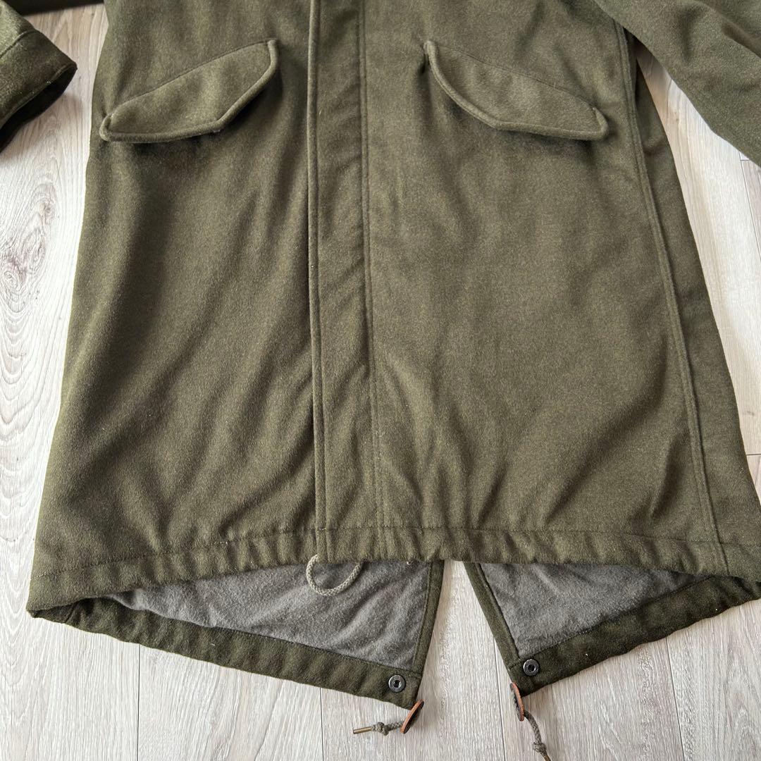 JOHNBULL ジョンブル カシミヤ混 モッズコート フィッシュテールパーカー