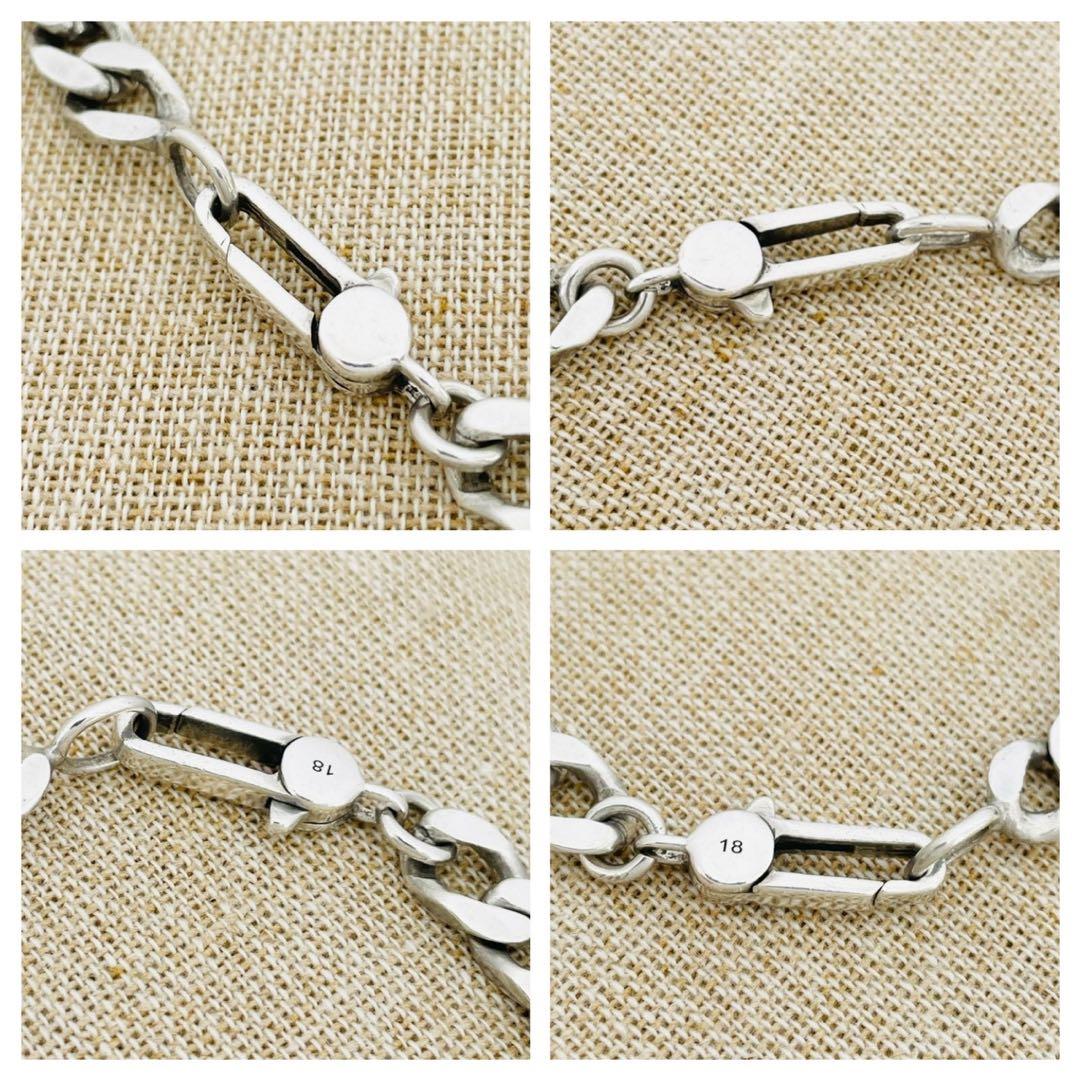 美品☆グッチ ブレスレット ゴースト スカルドクロ GG アイコン 18サイズ