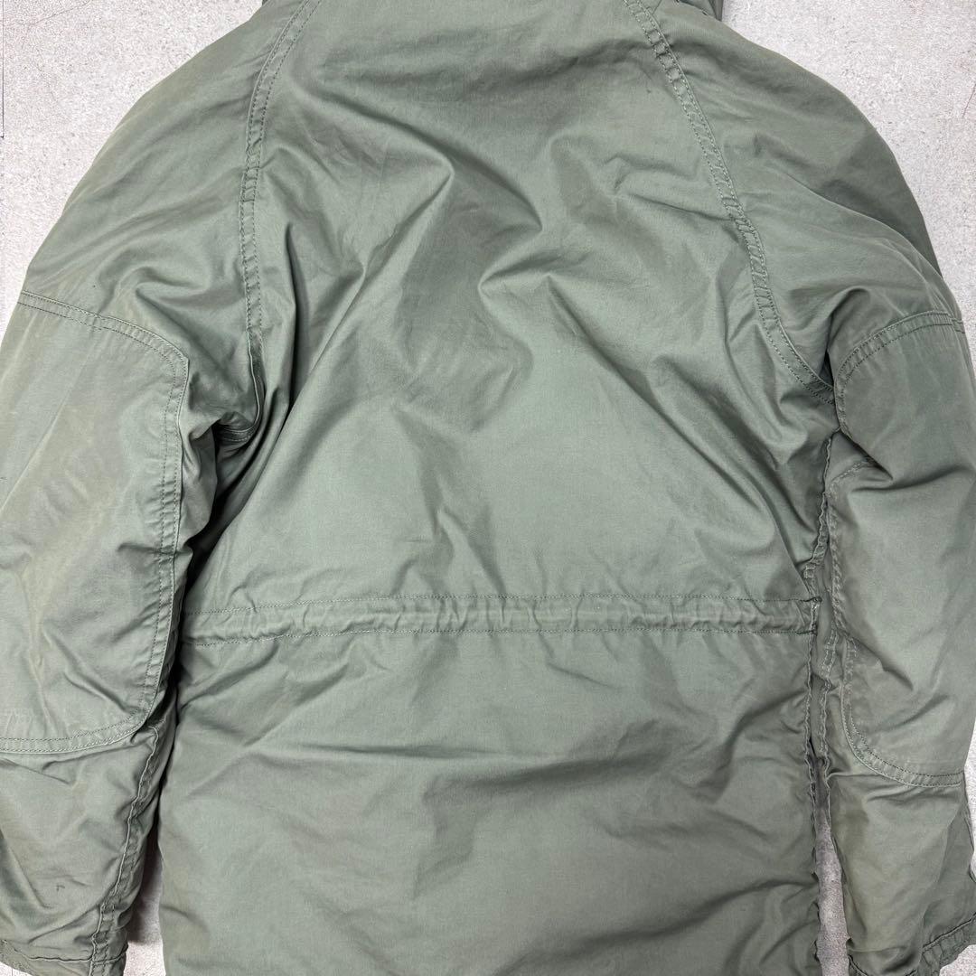 希少サイズ XXS 80s 米軍 官給品 N-3B セージグリーン ユニセックス