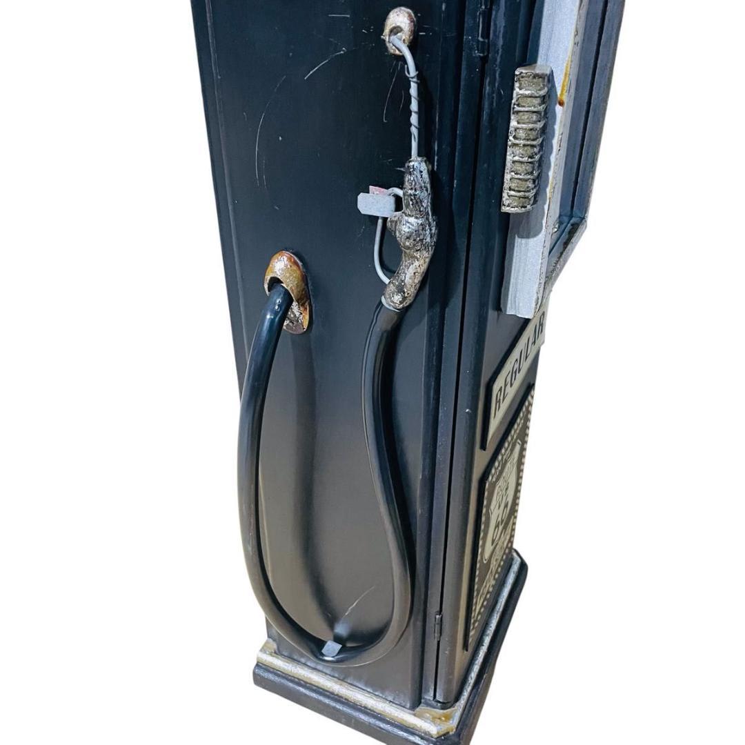 【アメリカン雑貨】ルート66 ガスポンプ CDタワー 小物棚 マルチキャビネット