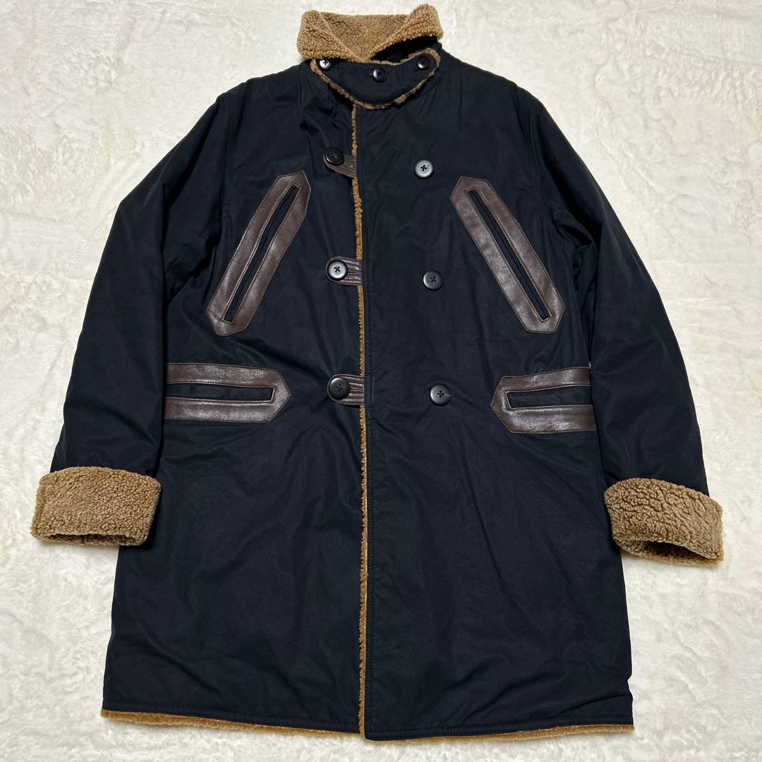 BEAMS+ ビームスプラス リアルムートンコート XL 羊革 モッズコート