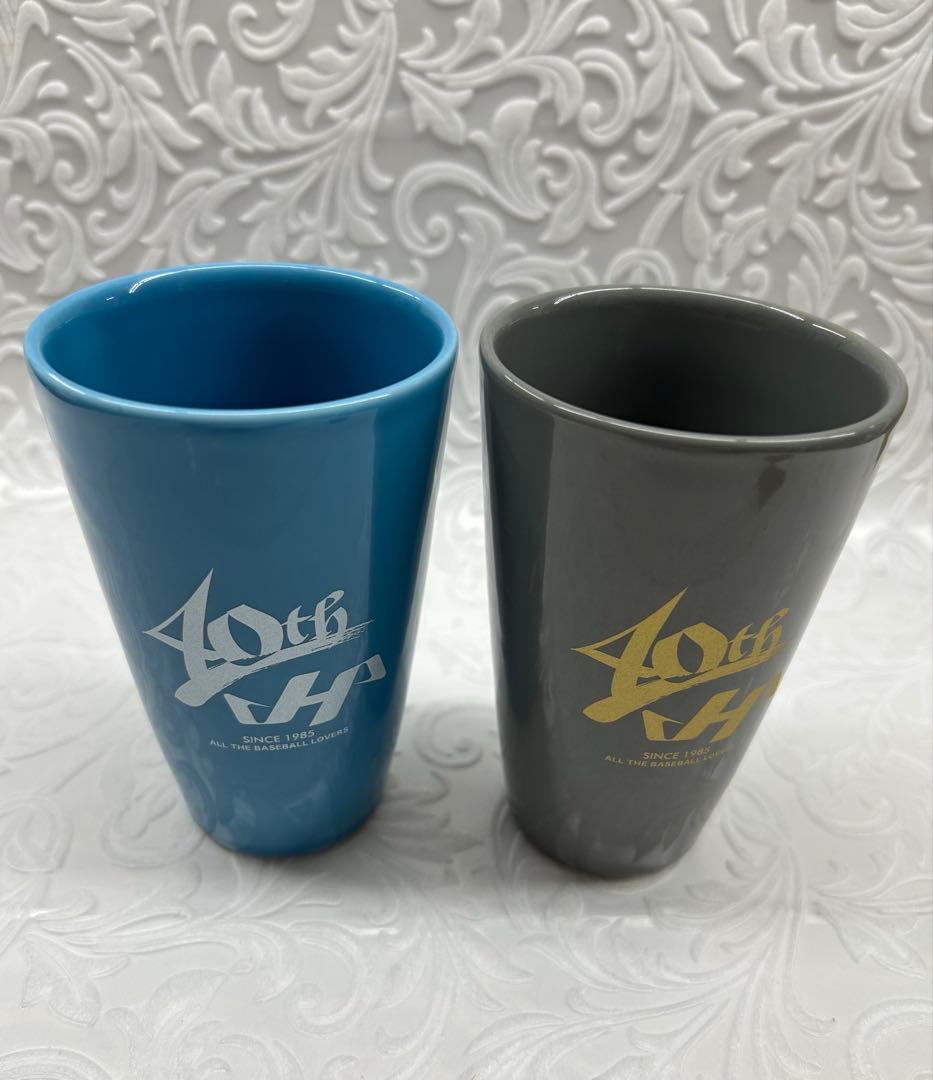 ハタケヤマのロゴ有りラウンドファスナー財布と有田焼ビアマグのセット 新品未使用