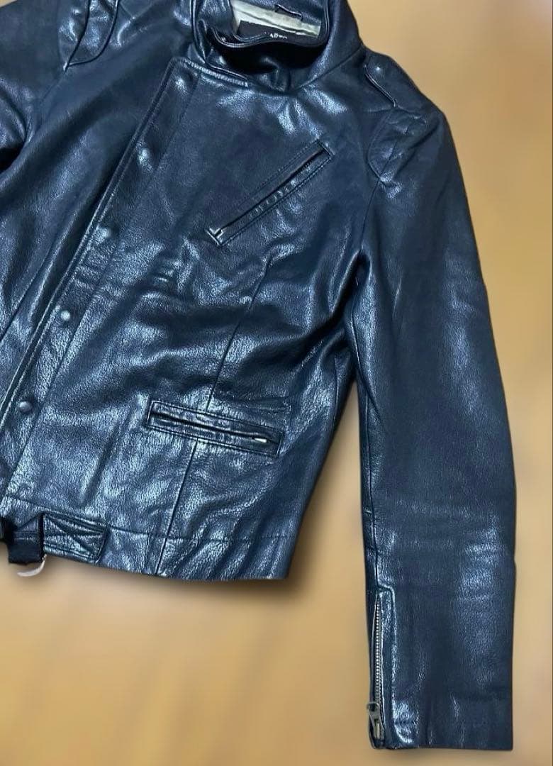 12/19お値下《美品》ハウト　シングルレザーライダース（ノーカラー）