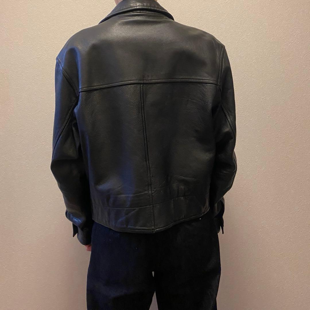 Paul Smith ポールスミス カウレザー シングルライダース ジャケット