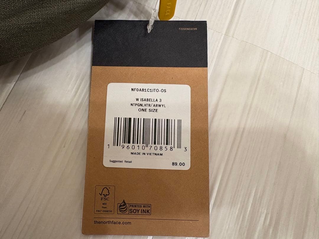 美品 ノースフェイス バックパック リュック W イザベラ ダークグリーン