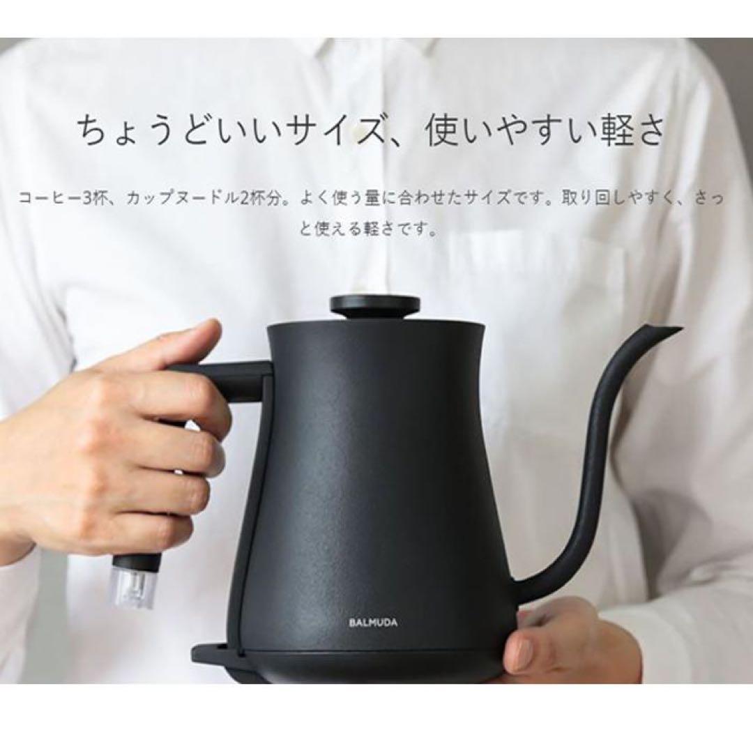 BALMUDA The Pot 0.5L 電気ポット ブラック