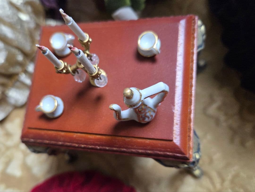 Ribbon Chic リボンシック ドールクロック人形 ヨーロッパ 舞踏会