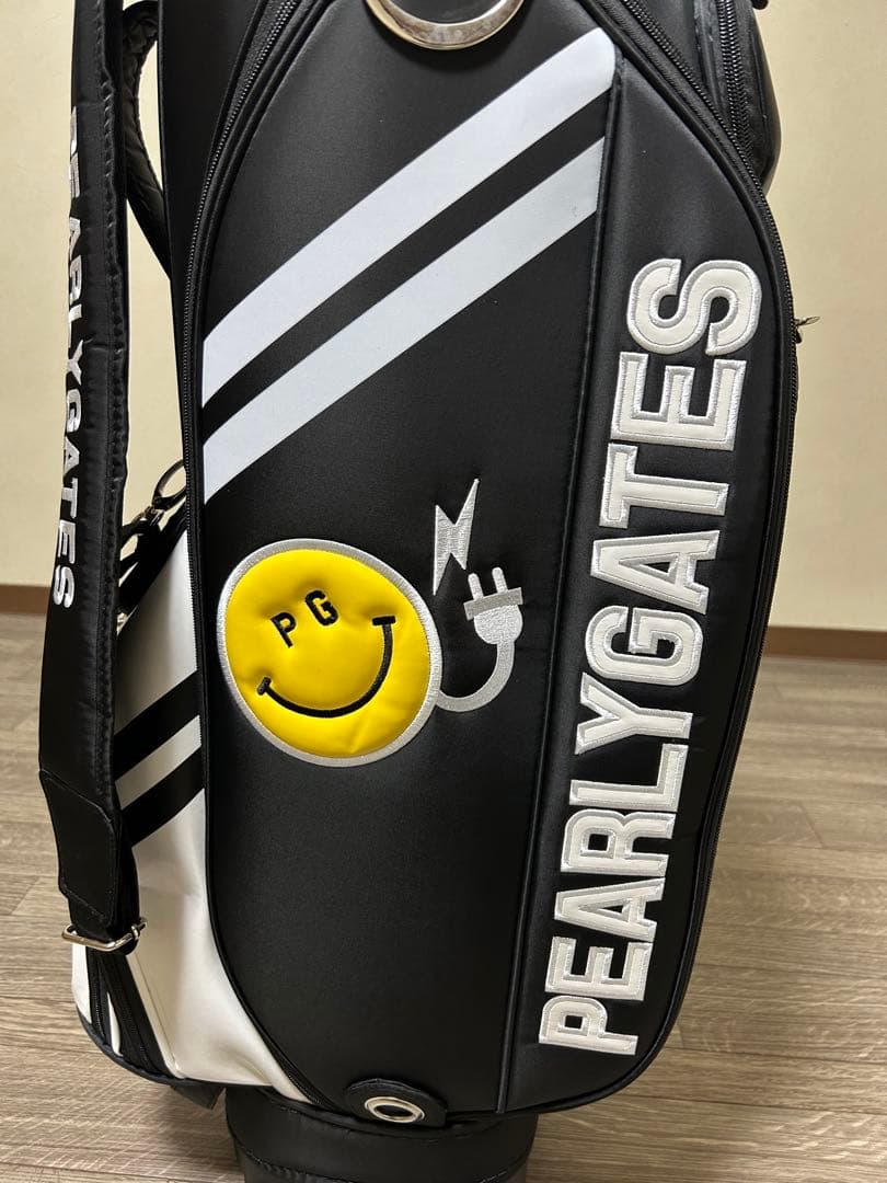 PEARLY GATES スマイリーフェイス キャディバッグ キャスター付 - メルカリ