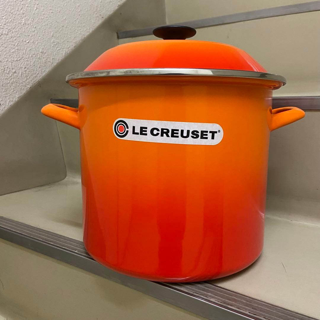 Le Creuset ル•クルーゼ ストックポット 寸胴鍋 9.5L オレンジ
