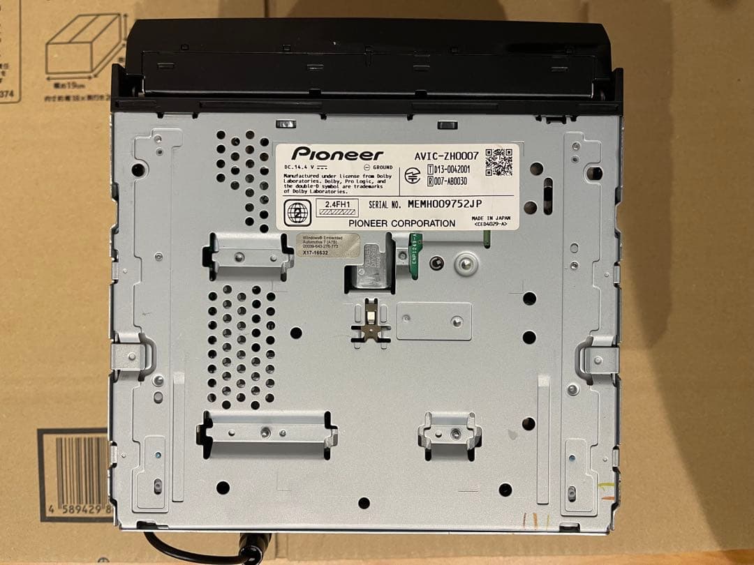 CARROZZERIA ZH0007 2013バックカメラCY-RC100KD@