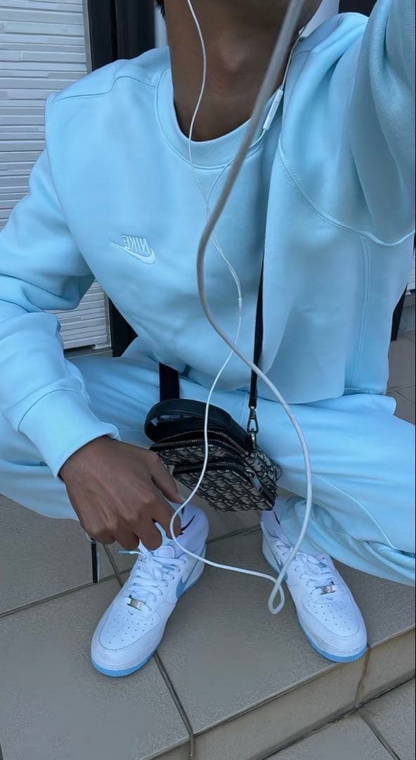 XL Nike Sportswear Club Fleece セットアップ 水色