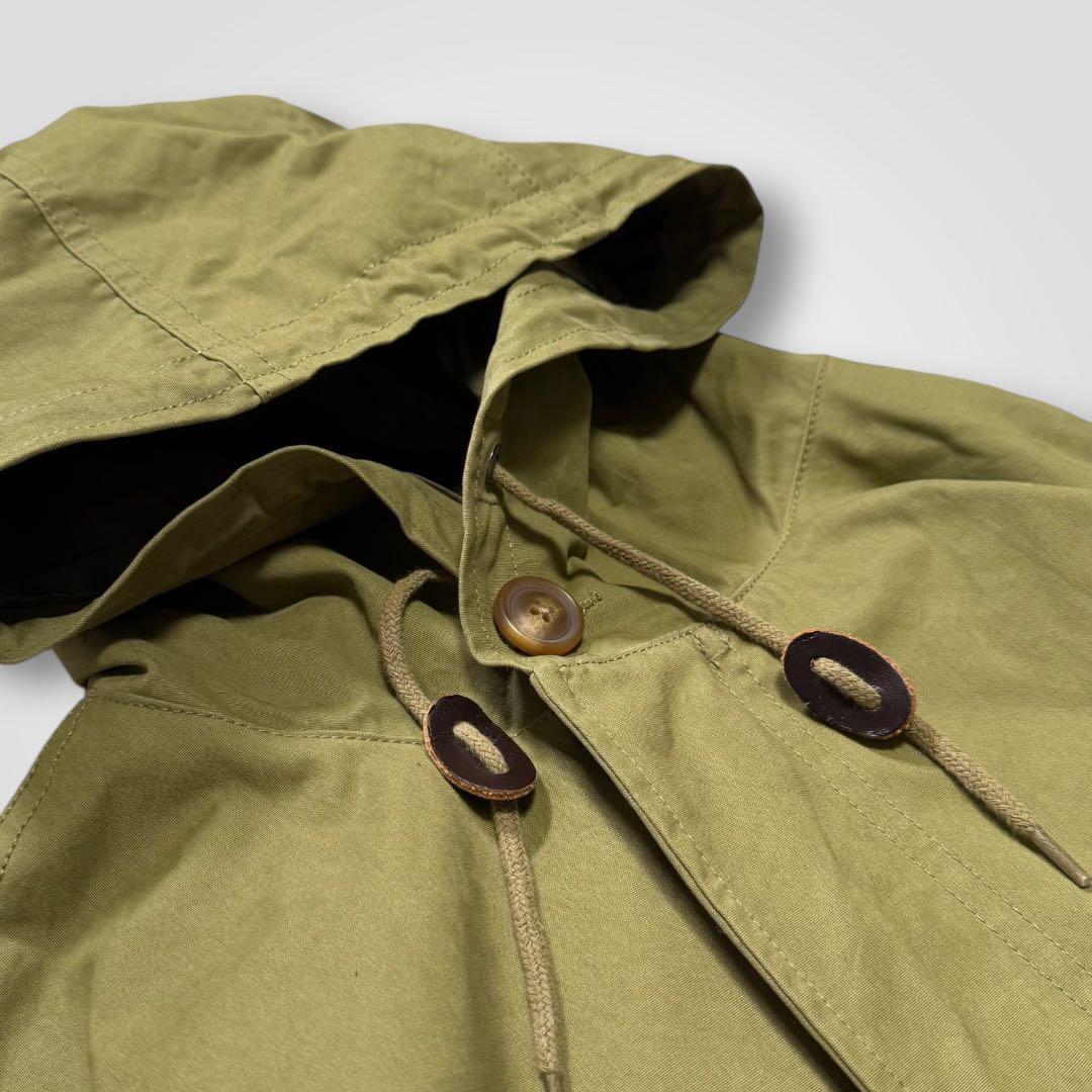 1693◇go slow caravan モッズコート キャンバスパネル刺繍 4 go slow