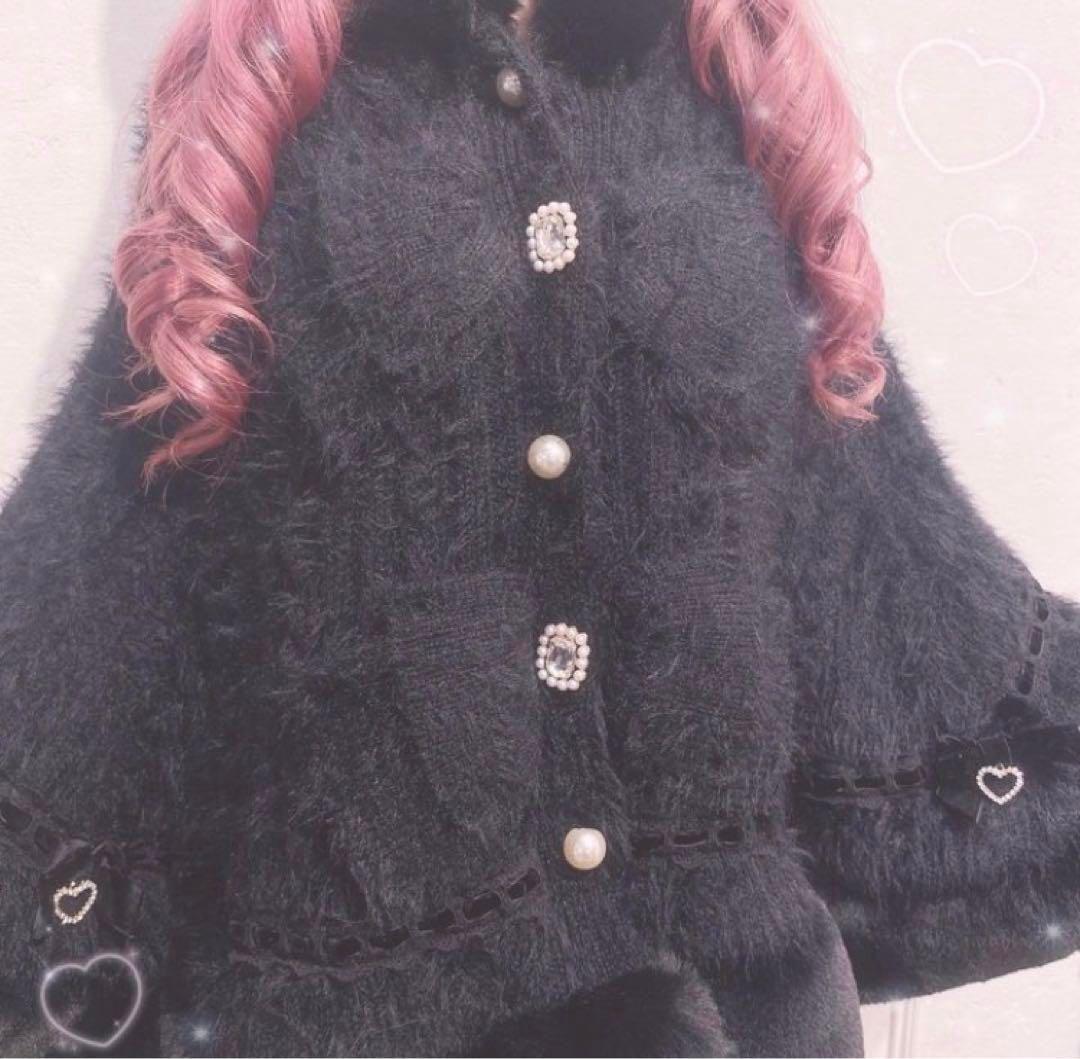 リズリサ ポンチョ 黒 - メルカリ