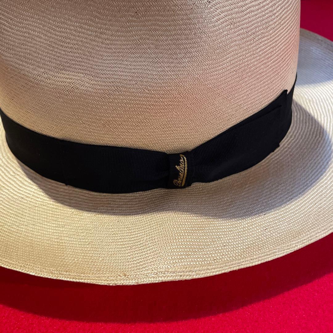 ボルサリーノ ベージュ 高級 パナマハット