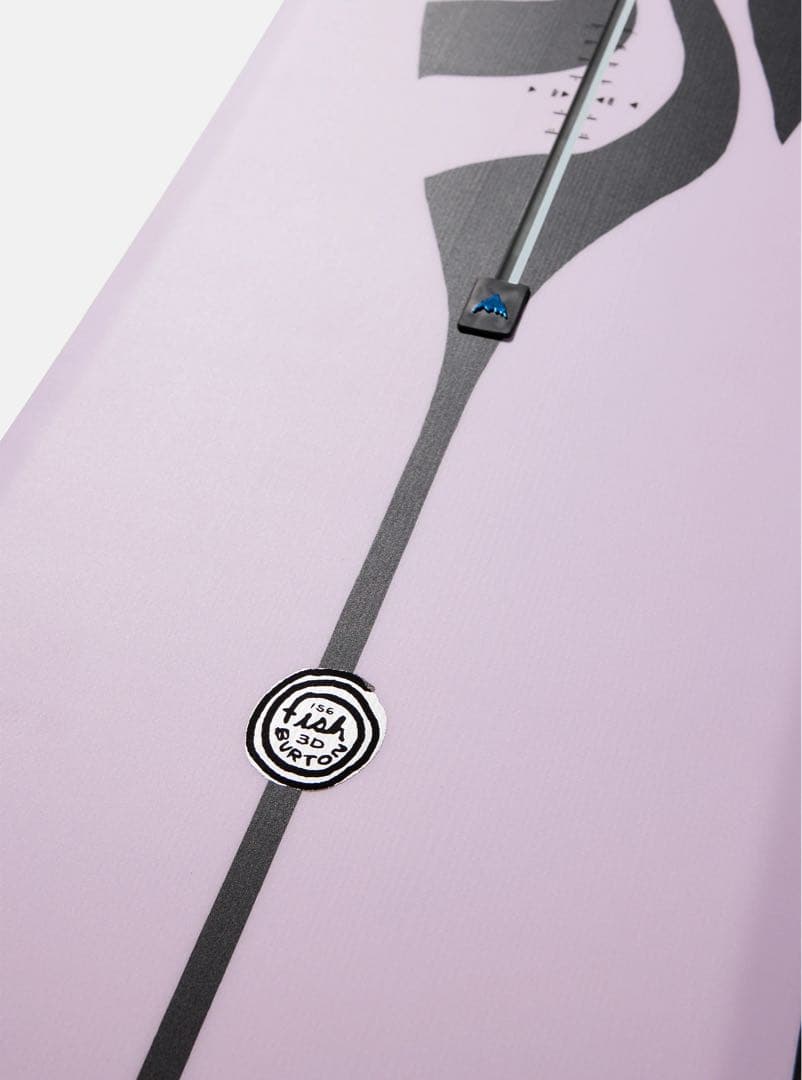 BURTON Fish 3D ディレクショナルFlat Top 156