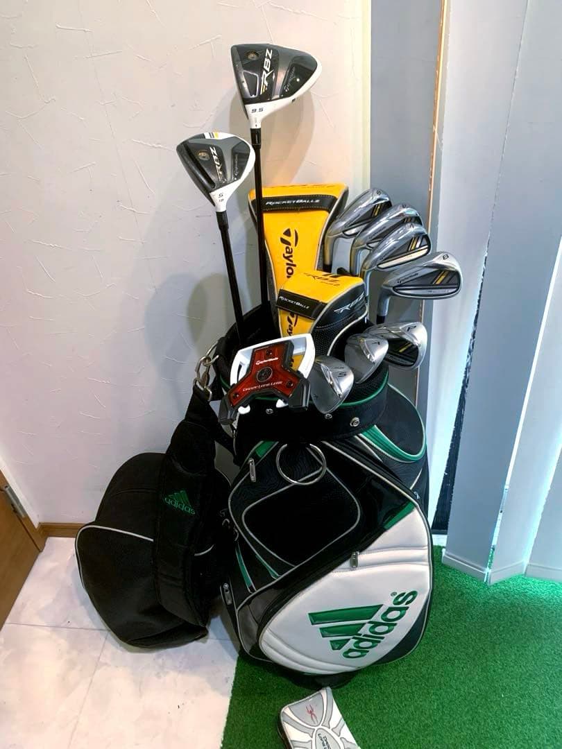 希少　左　レフティ　テーラーメイド　RBZ ゴルフクラブ フルセット　アディダス