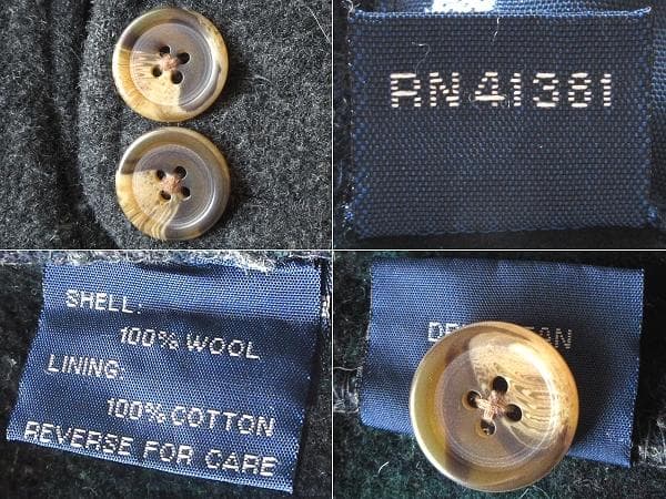 希少 USA製 ビンテージ ラルフローレン ウールメルトン ダッフルコート