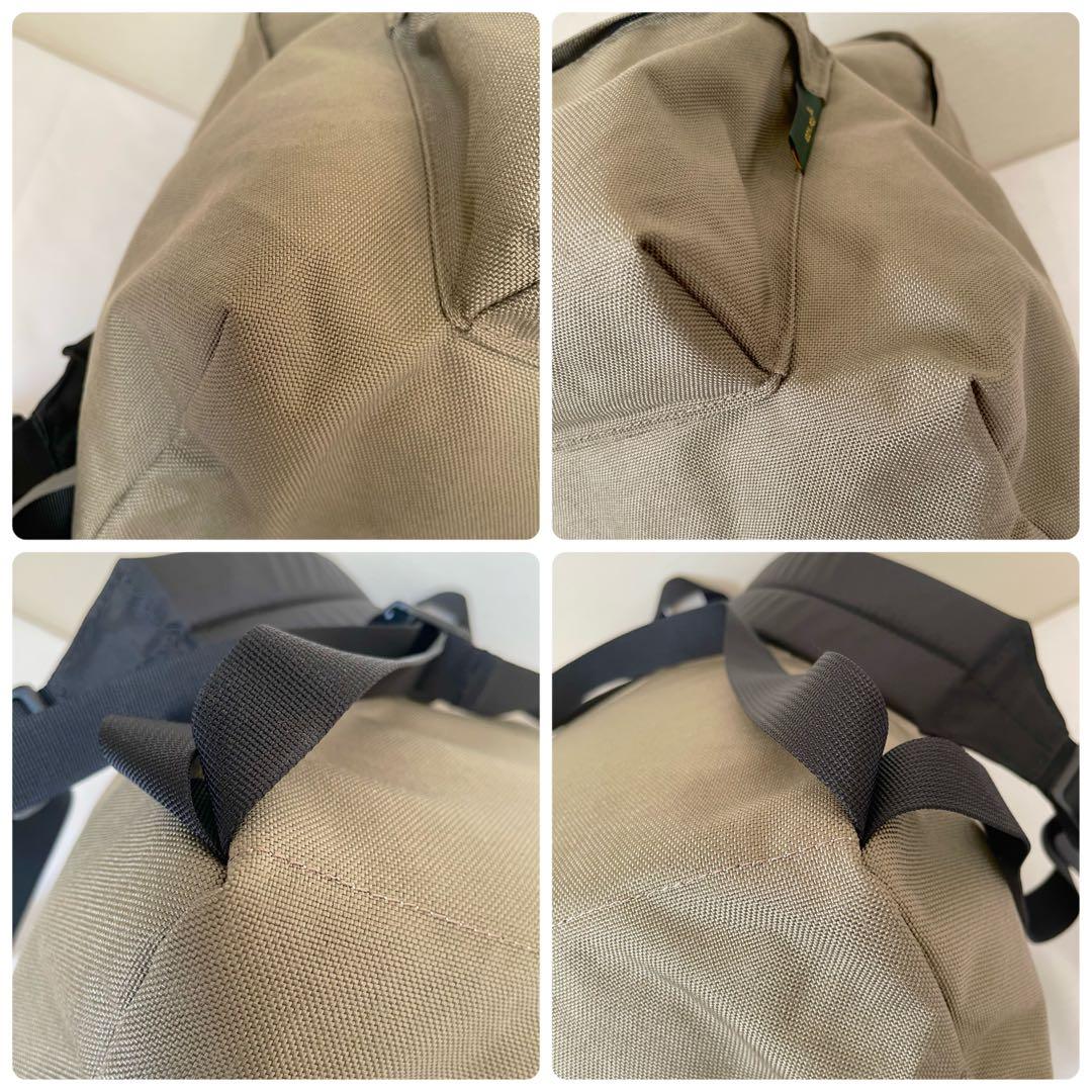 【美品】エルベシャプリエ　946C コーデュラナイロン　デイパックL ベージュ