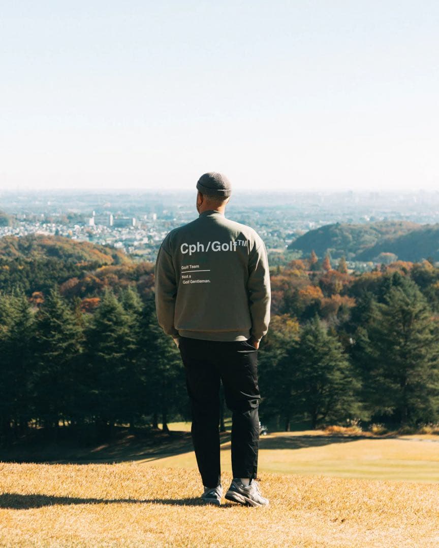 Cph/Golf / SIDE HALF ZIP L/S モックネック TEE