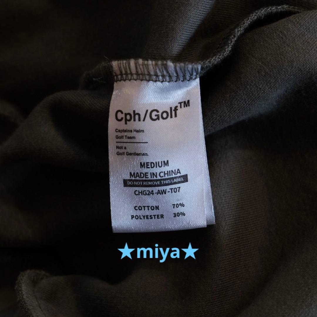 Cph/Golf / SIDE HALF ZIP L/S モックネック TEE