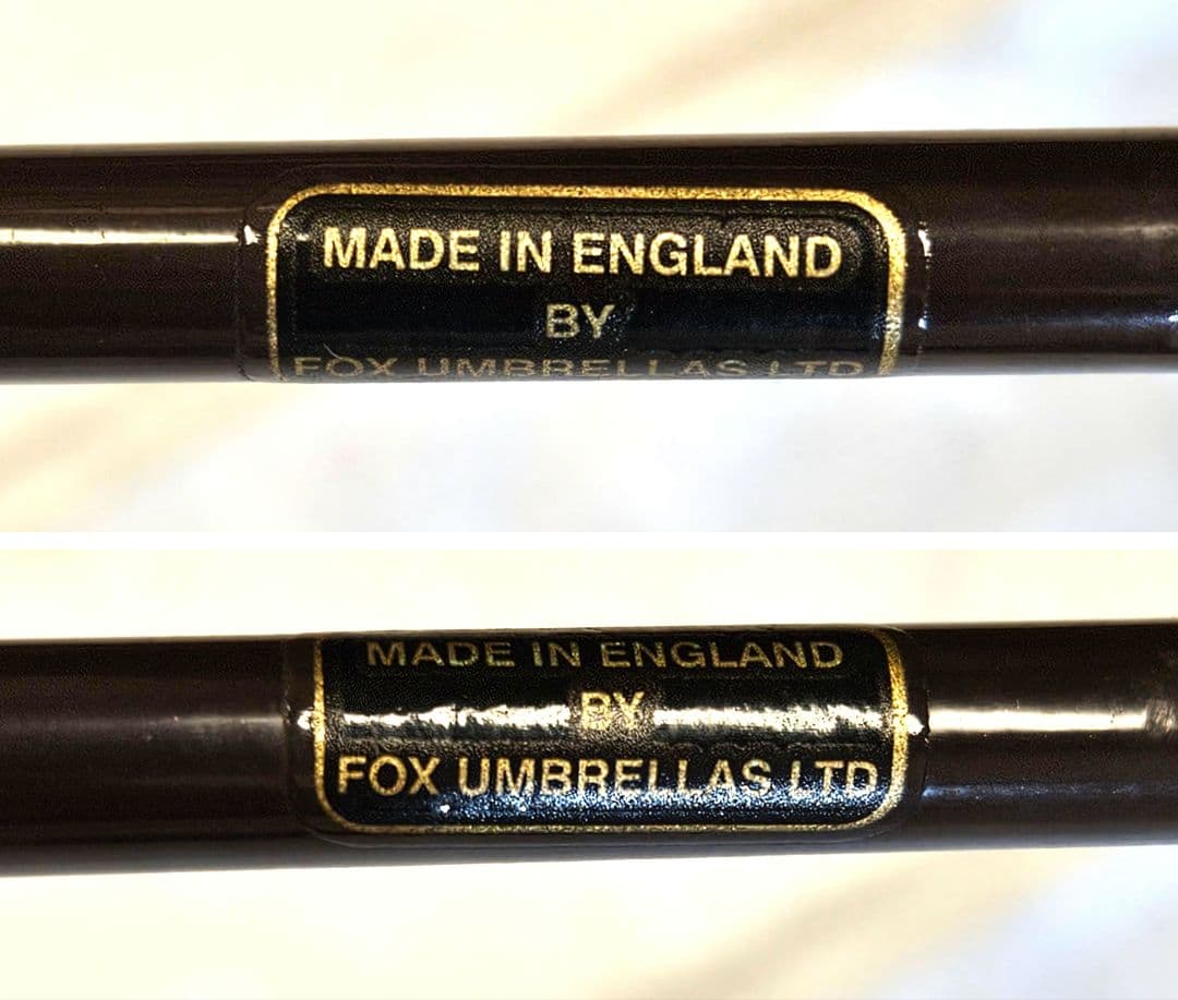 美品　FOX UMBRELLAS　フォックスアンブレラズ　長傘　ブラック