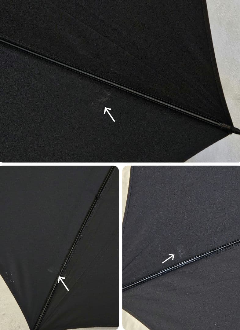 美品　FOX UMBRELLAS　フォックスアンブレラズ　長傘　ブラック