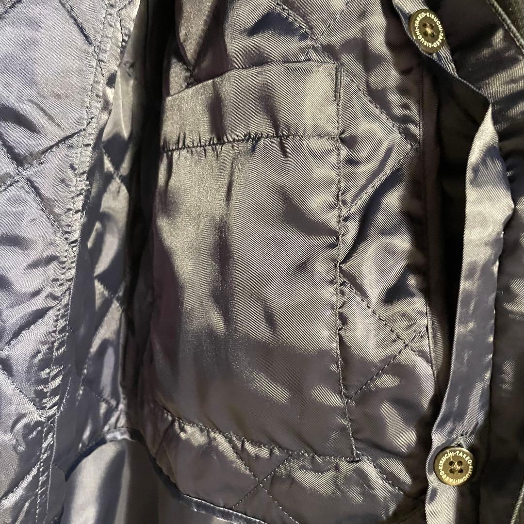 【新品・タグ付き】TAKEO KIKUCHI ステンカラーコート　ネイビー　33