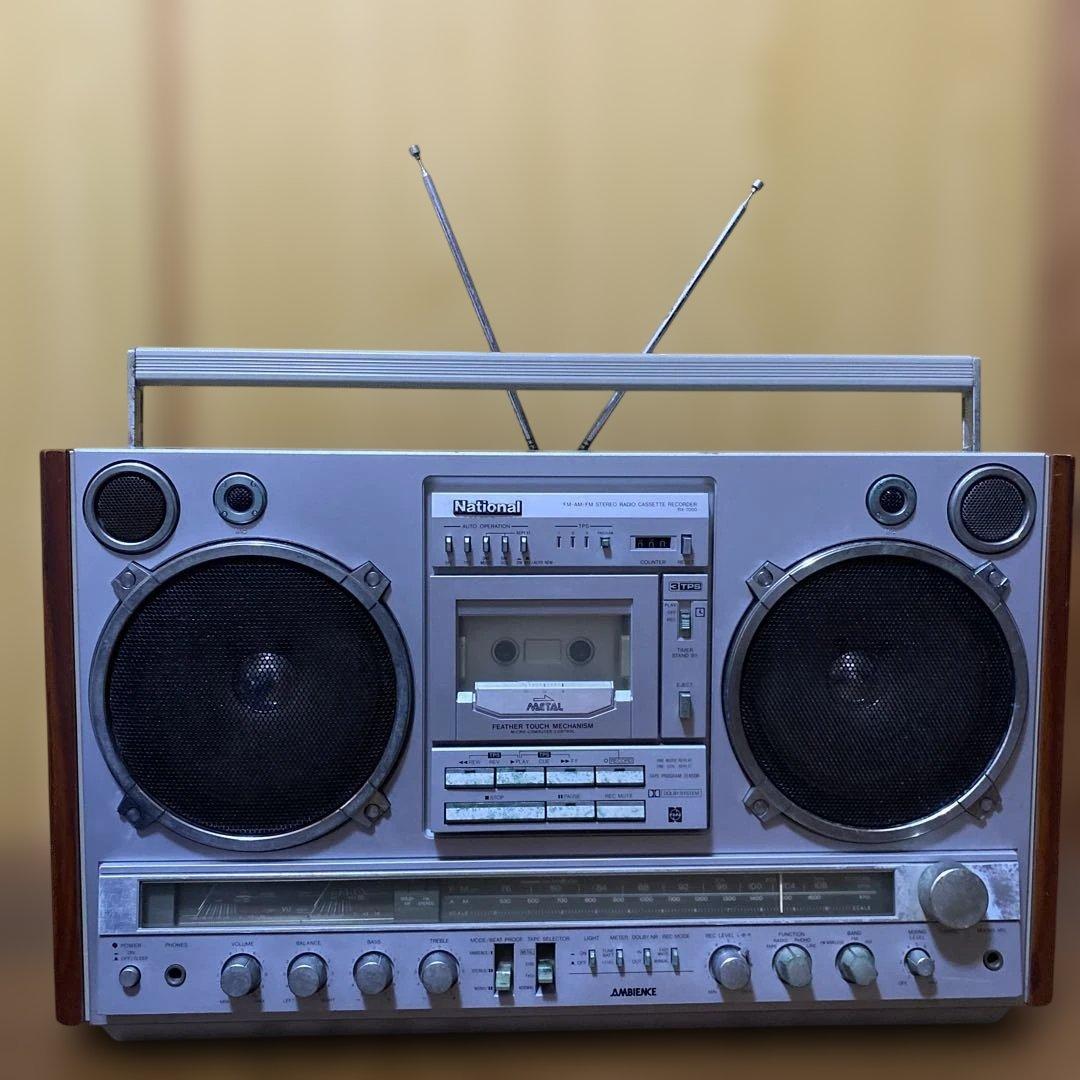【ジャンク品】National RX-7000ラジカセ