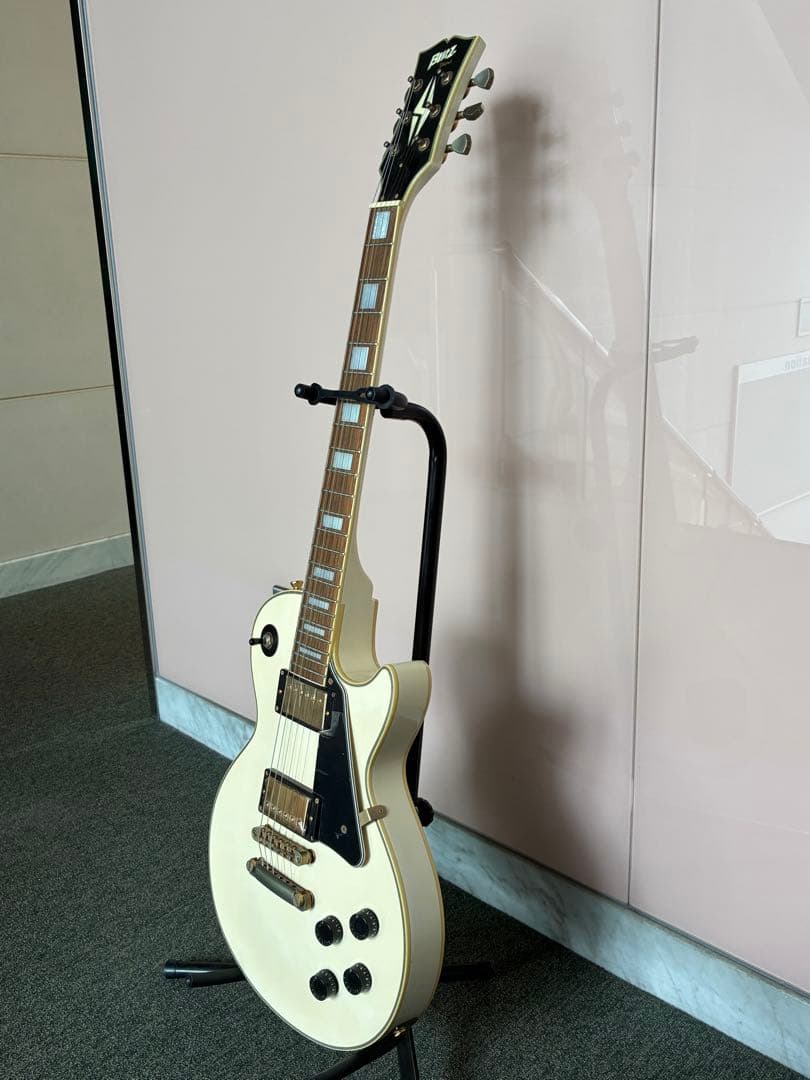 訳あり商品 ブリッツ レスポールスタイル エレキギター ホワイト