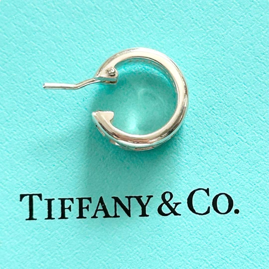 【美品】オールドティファニー アトラス フープ 片耳 ピアス シルバー925