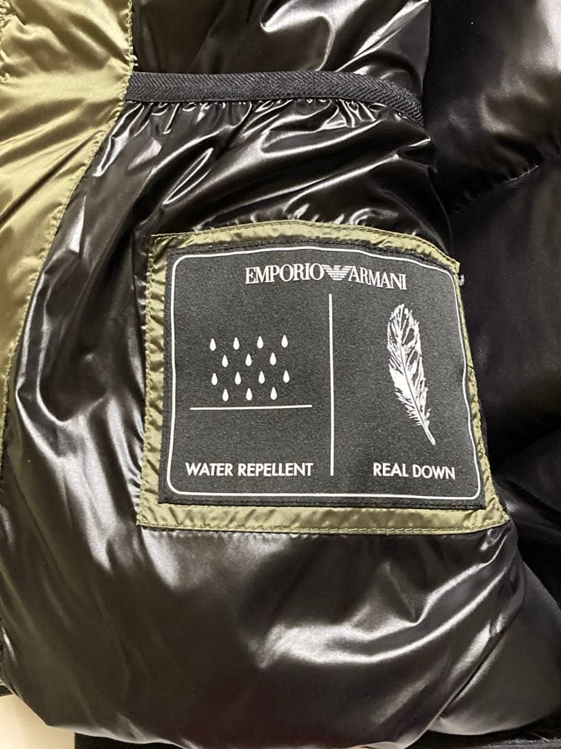 【超美品】エンポリオアルマーニ EAGLE BRAND LOGO ダウン　#46