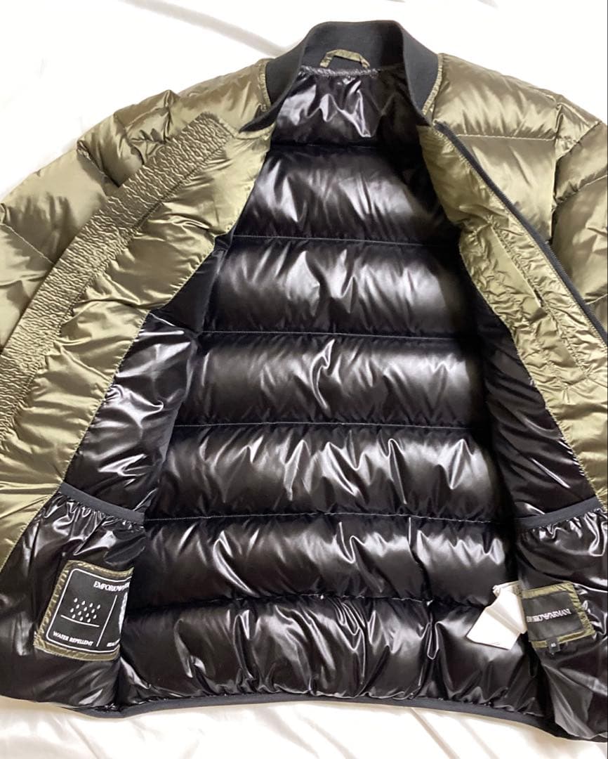 【超美品】エンポリオアルマーニ EAGLE BRAND LOGO ダウン　#46