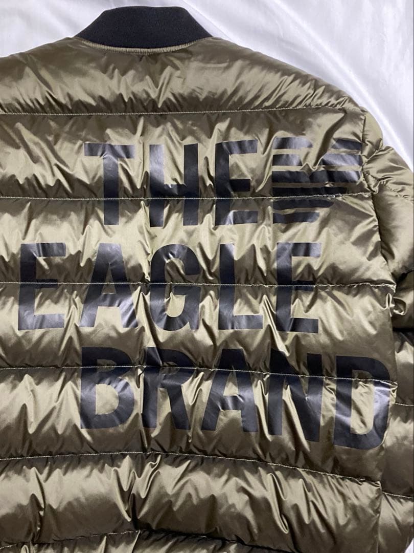【超美品】エンポリオアルマーニ EAGLE BRAND LOGO ダウン　#46
