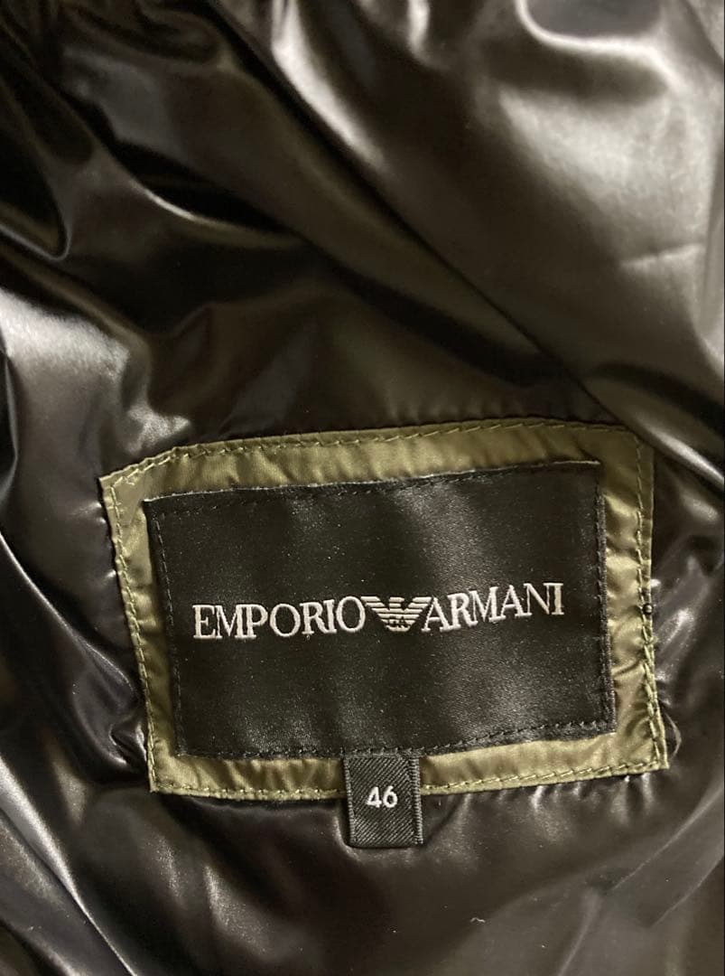 【超美品】エンポリオアルマーニ EAGLE BRAND LOGO ダウン　#46