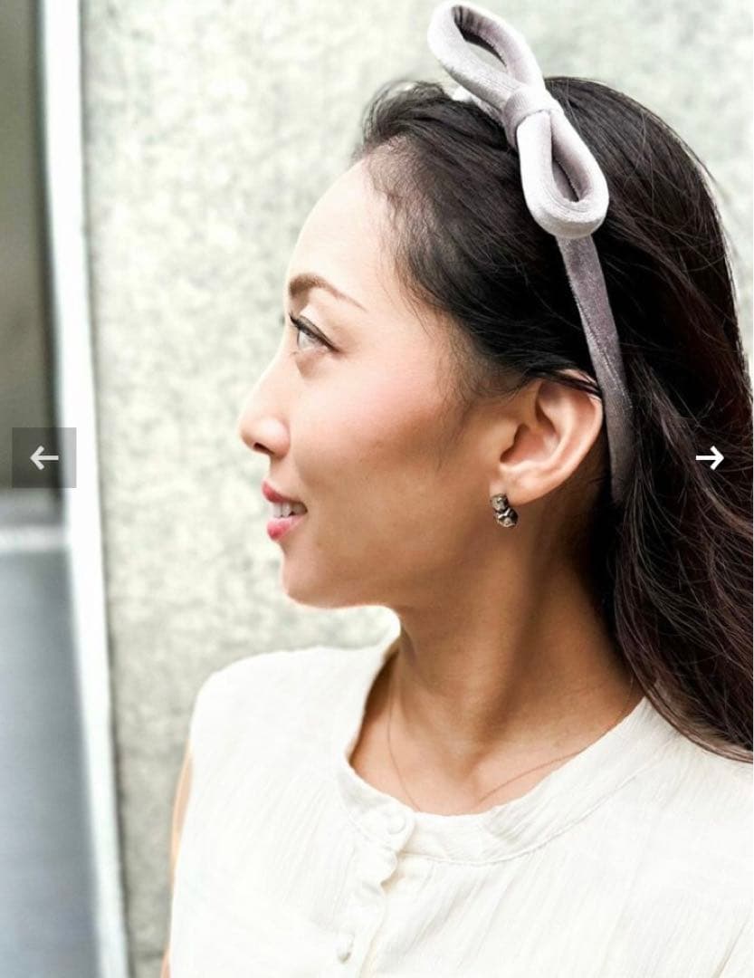 ACCA ビリーヘアバンド 黒 ベロア カチューシャ - メルカリ