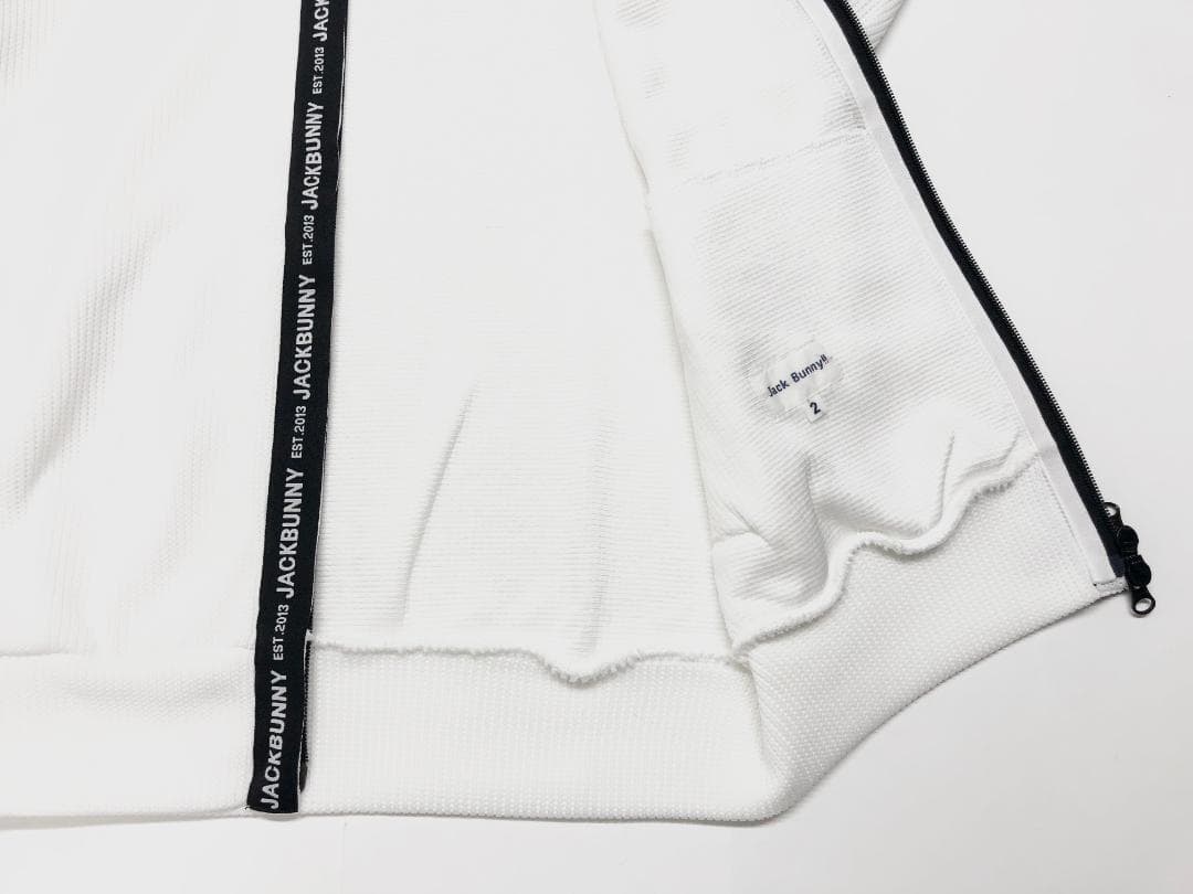 ○★新品未使用　JACK BUNNY　フルジップパーカー　2　ホワイト