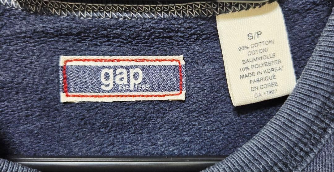 GAP オールドギャップ 80s スウェット 紺 Sサイズ 希少品