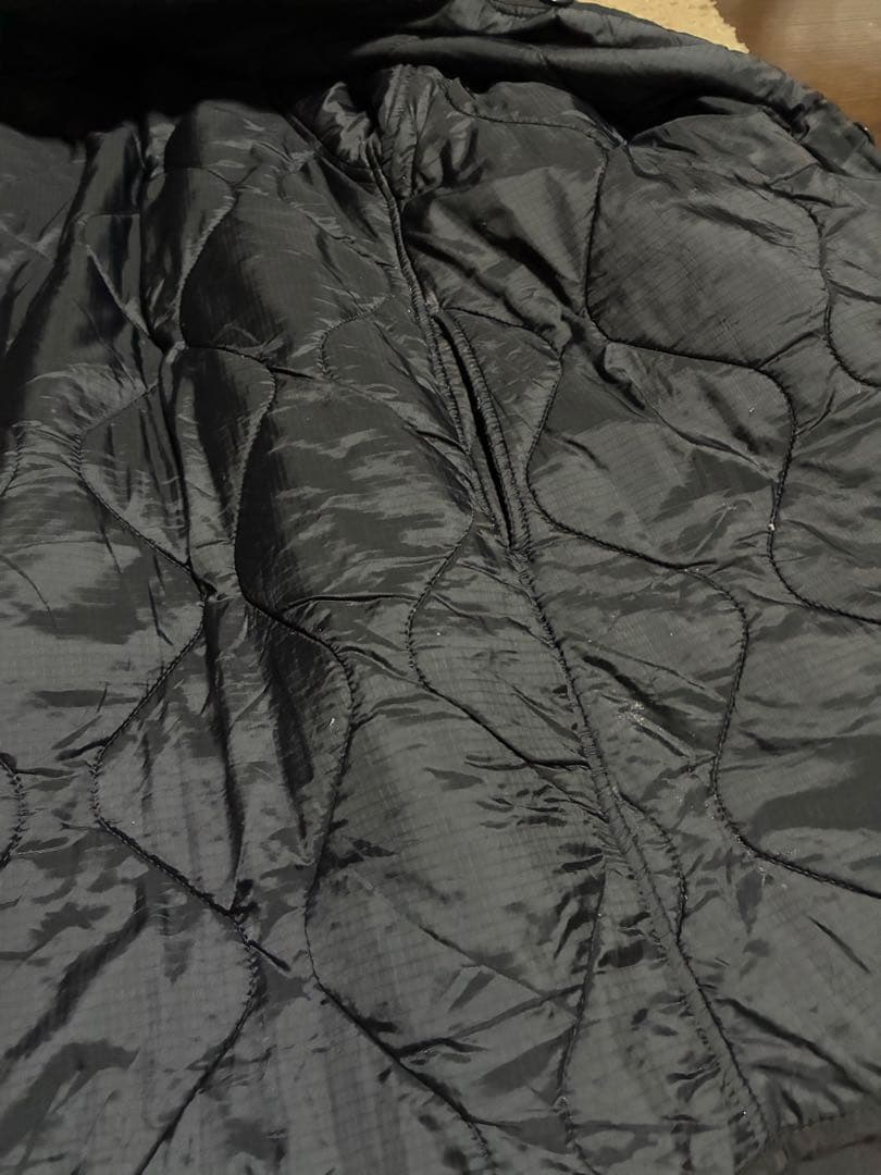 m65モッズコート 黒 ポーラテックライナー付き フリーサイズ 203-3507