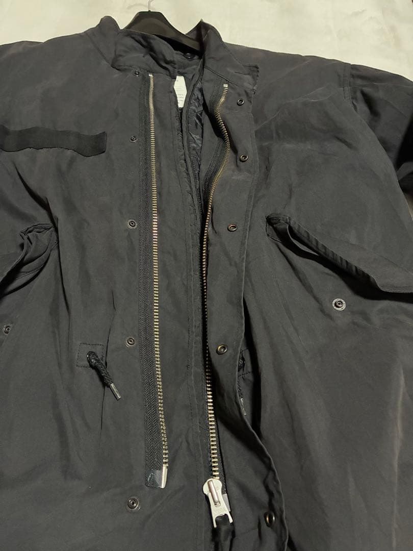 m65モッズコート 黒 ポーラテックライナー付き フリーサイズ 203-3507