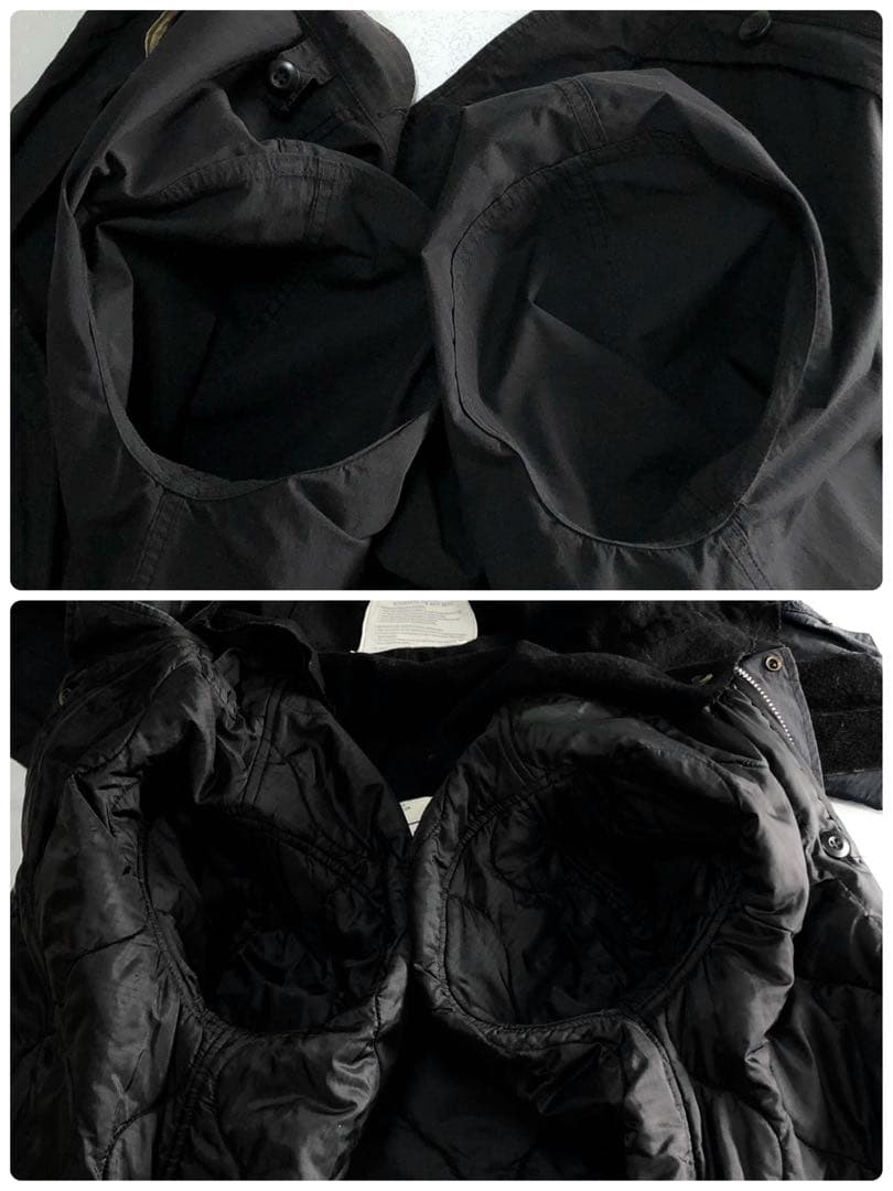 【希少】WIPER M-65 初期 ライナー フード ブラック フルセット XS