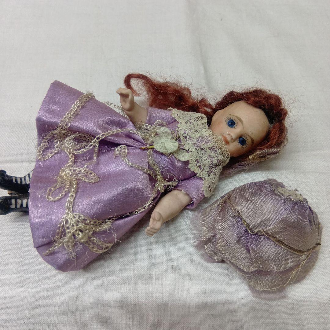 ♥フランスからやって来た美しい　アンティークビスクドール　ミニョネット♥