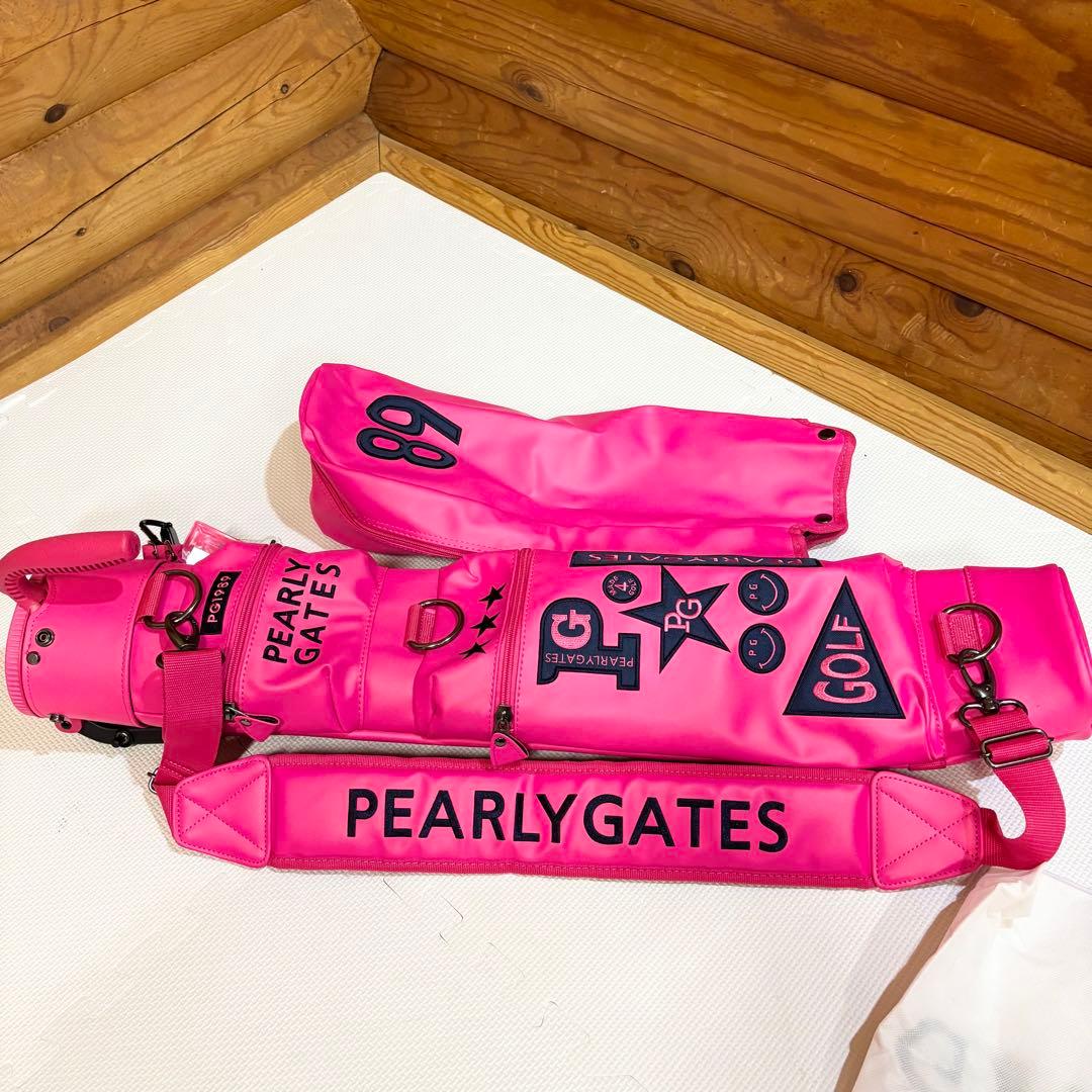 【極美品】PEARLY GATES パーリーゲイツ セルフスタンドバッグ